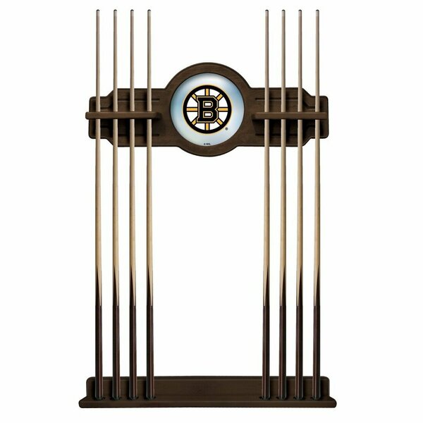 Holland Bar Stool Co Boston Bruins Cue Rack in Chardonnay Finish CueNavBosBru